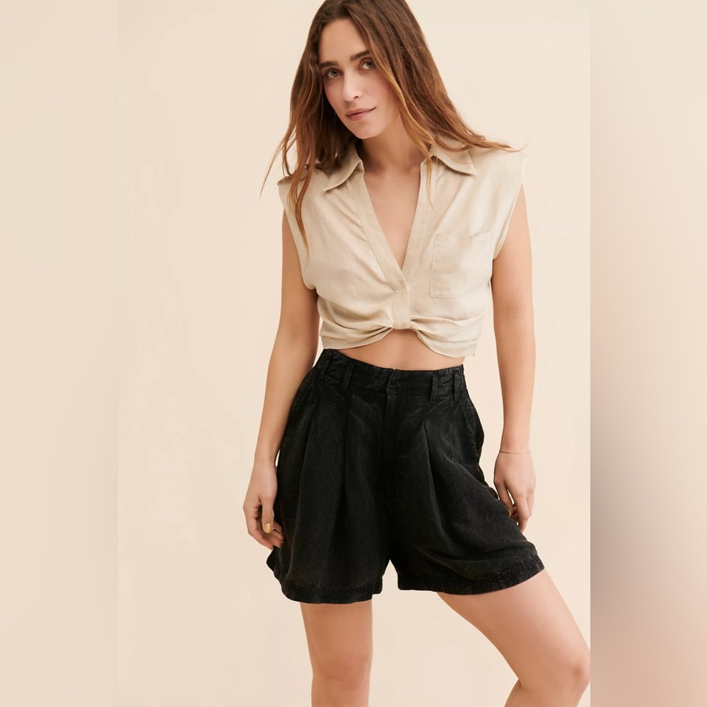 Free People Calla Trouser Shorts